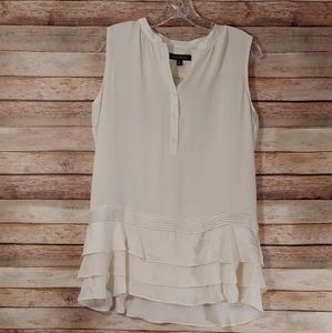 NWT white sleeveless Banana Republic top
